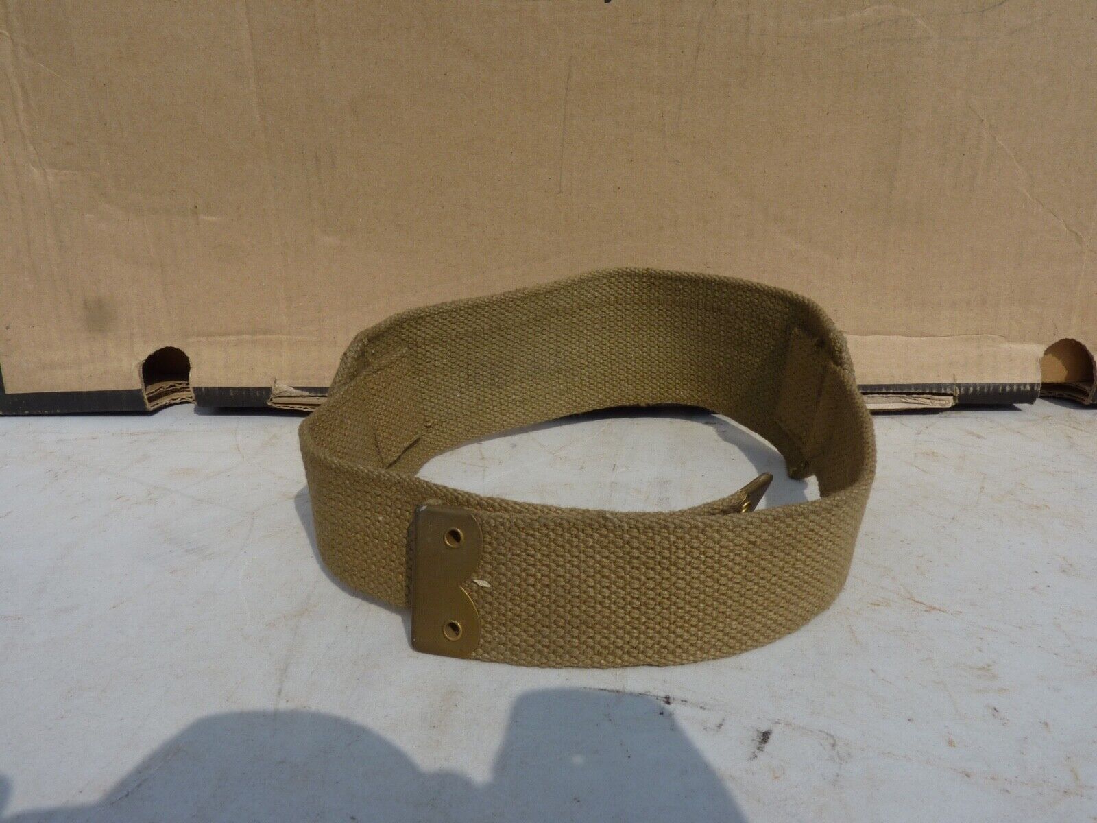 Original WW2 British Army 37 Pattern Yoke Utility Shoulder Strap -PM 1945 Dated - The Militaria Shop