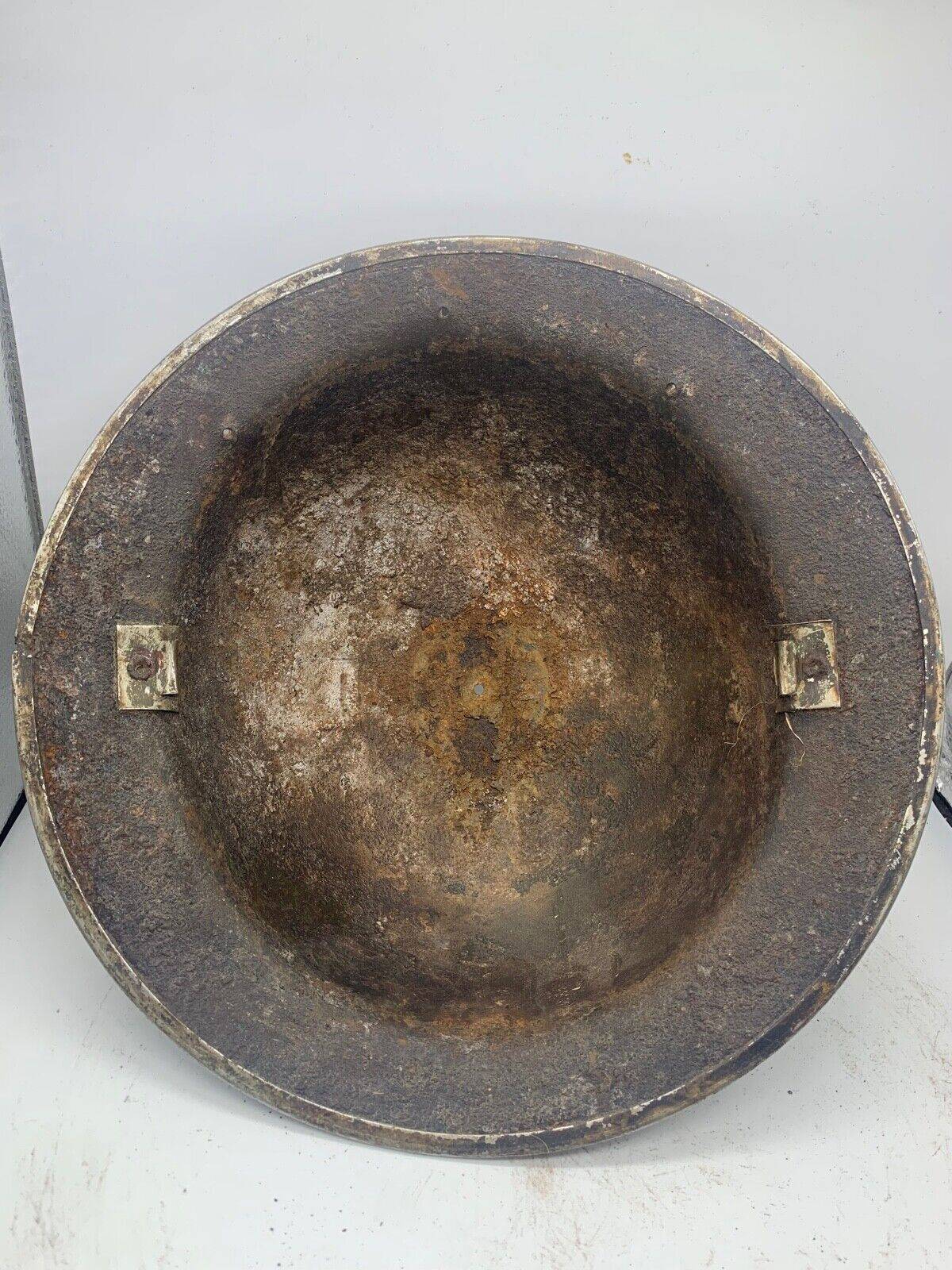 Original WW2 South African Army Mk2 Brodie Helmet - British Style Combat Helmet - The Militaria Shop