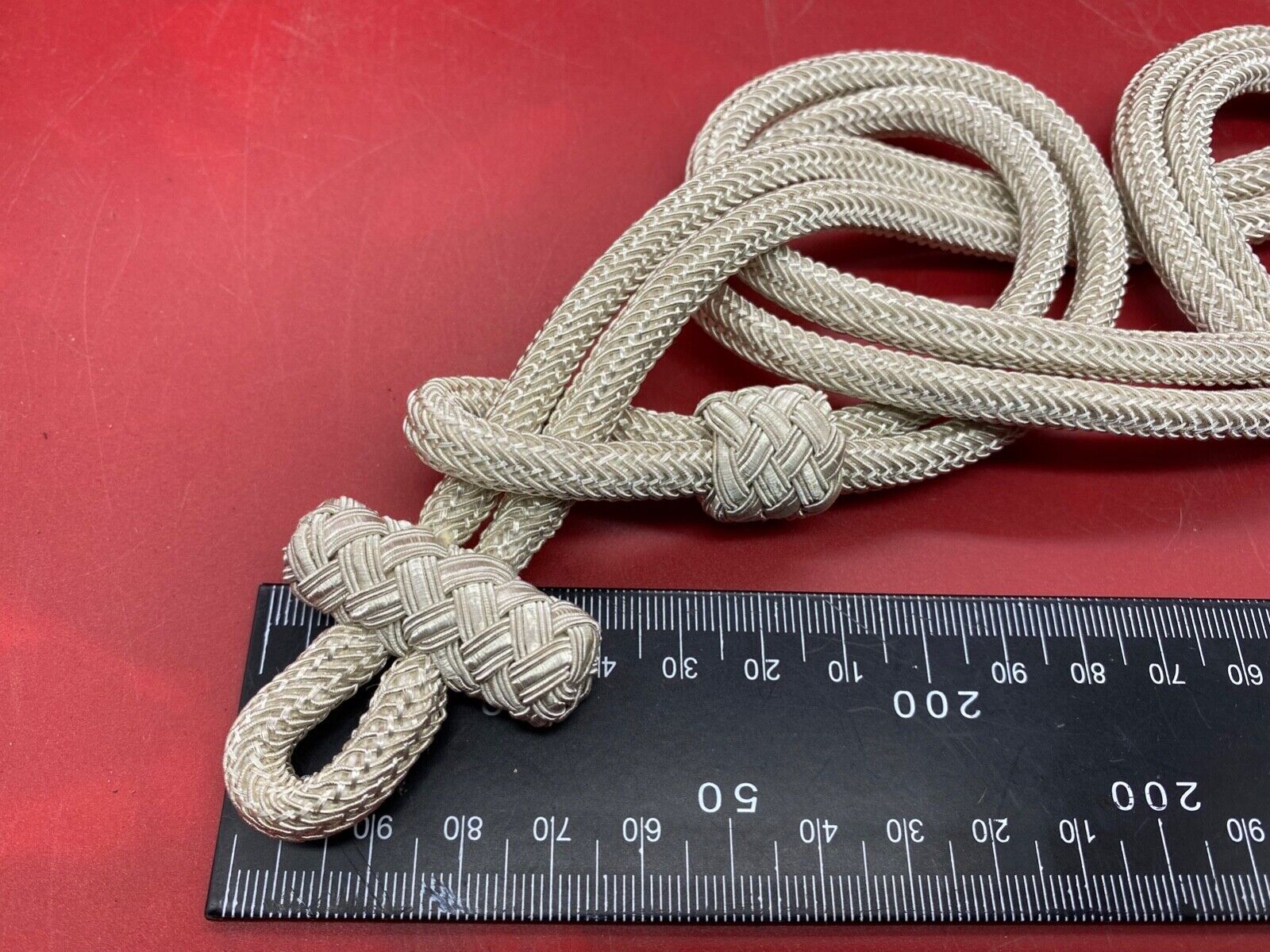 German Army Officer's Silver Braid Lanyard / Aguillette. - The Militaria Shop