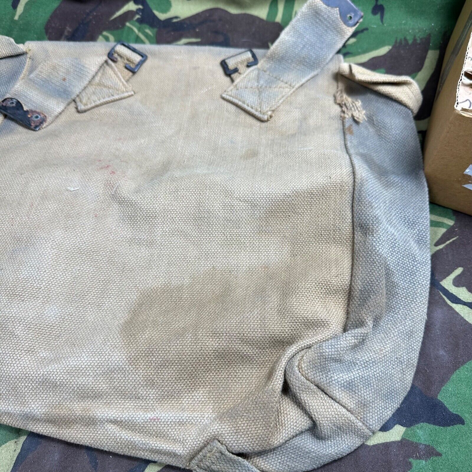 British Army / RAF 37 Pattern Large Pack - WW2 Pattern -Used Condition Original - The Militaria Shop