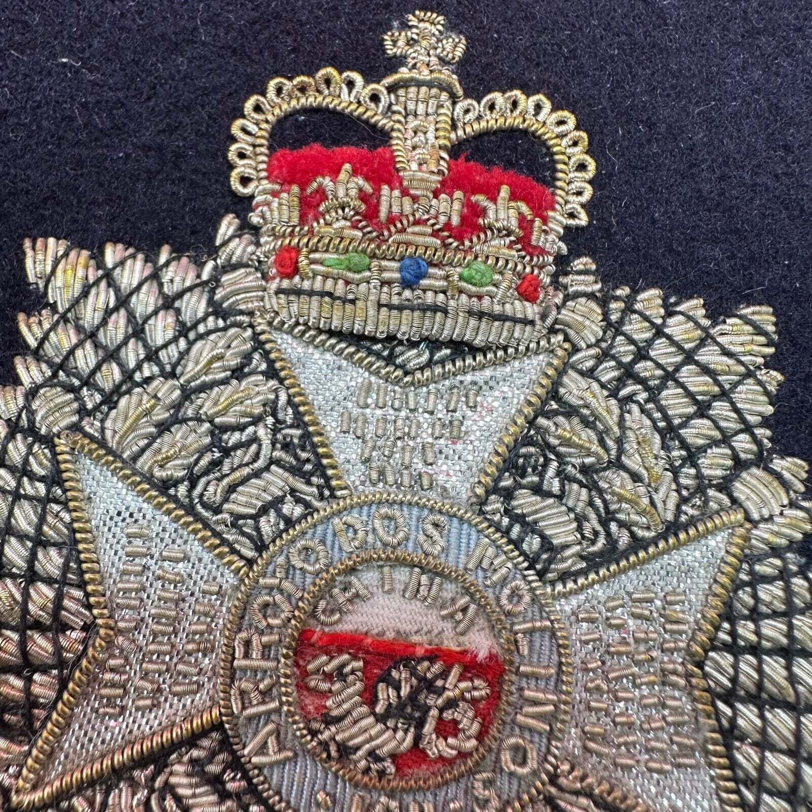 British Army Bullion Embroidered Blazer Badge - The Border Regiment - The Militaria Shop