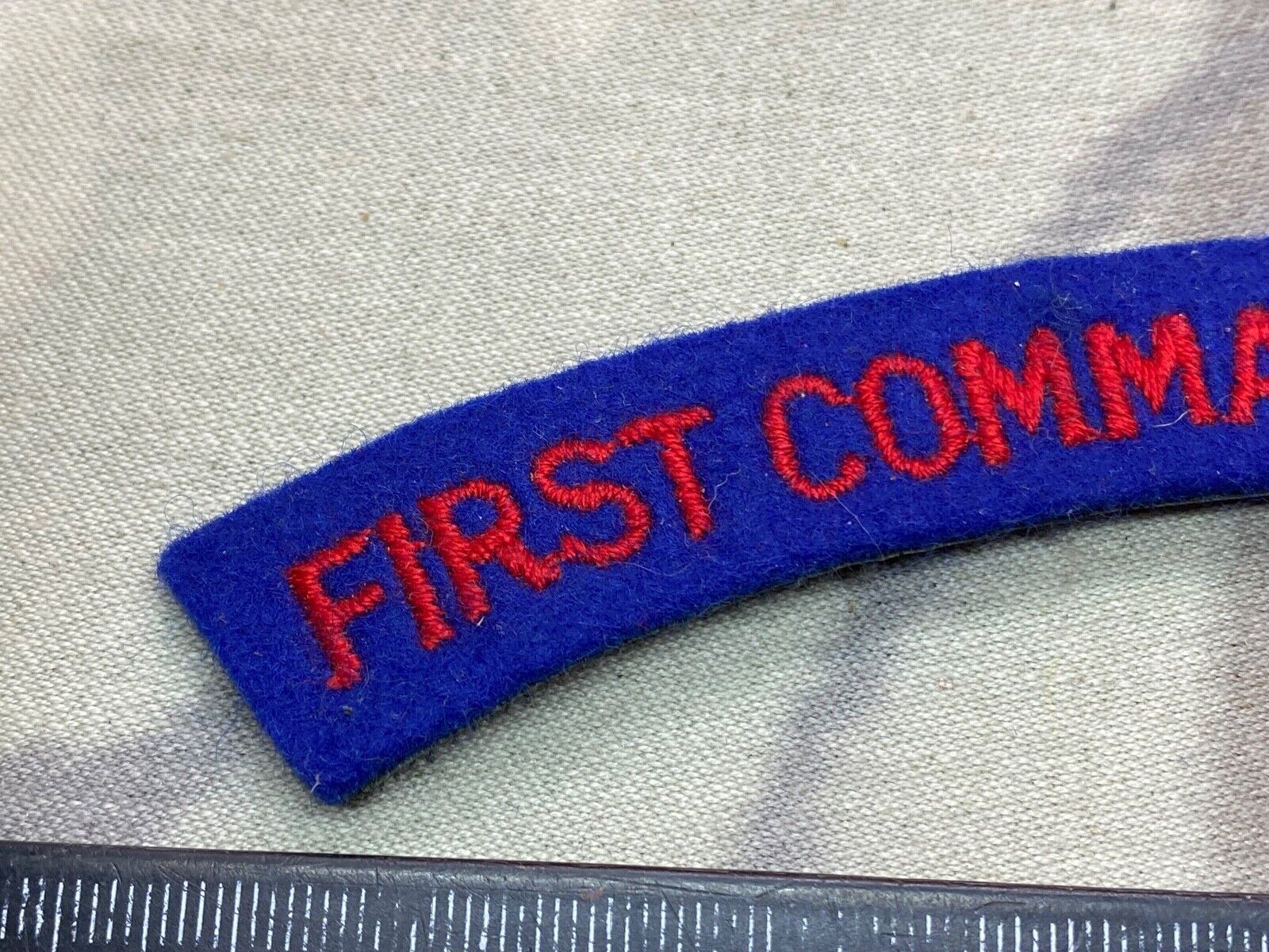 British Army - First Commando Regiment Shoulder Title - The Militaria Shop