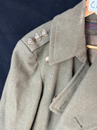 Original WW2 British Army Officers Captains Greatcoat - Savile Row Tailor - The Militaria Shop