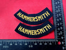Original WW2 British Home Front Civil Defence Hammersmith Shoulder Titles - The Militaria Shop