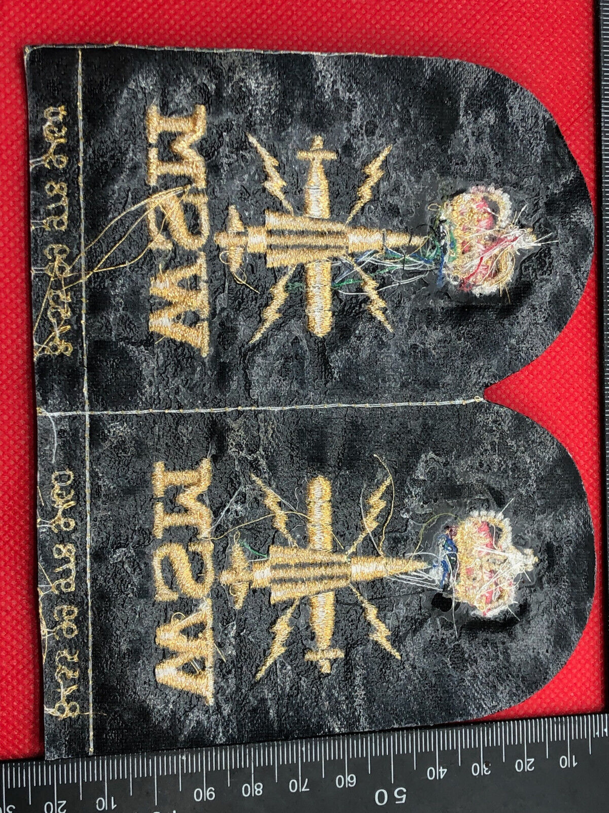Pair of Genuine British Royal Navy Bullion Badge - WSM CPO - The Militaria Shop