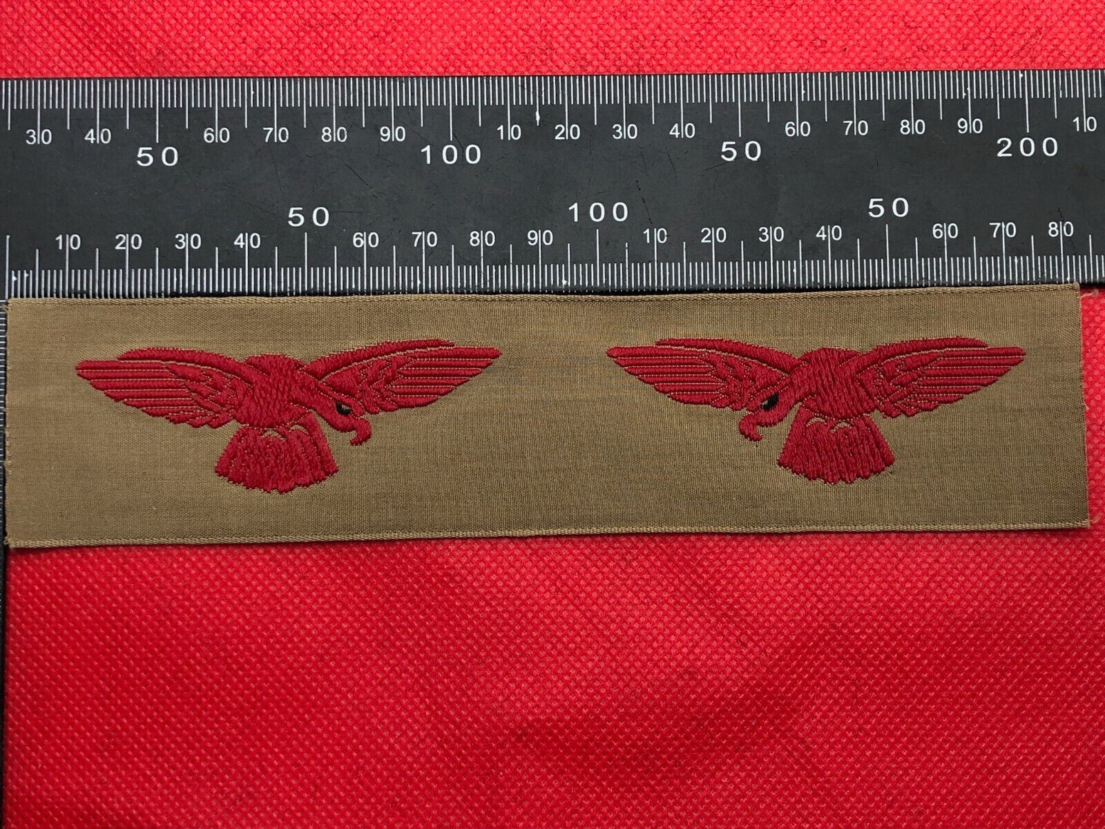 Original WW2 British RAF Tropical Royal Air Force Unissued Shoulder Eagle Badges - The Militaria Shop