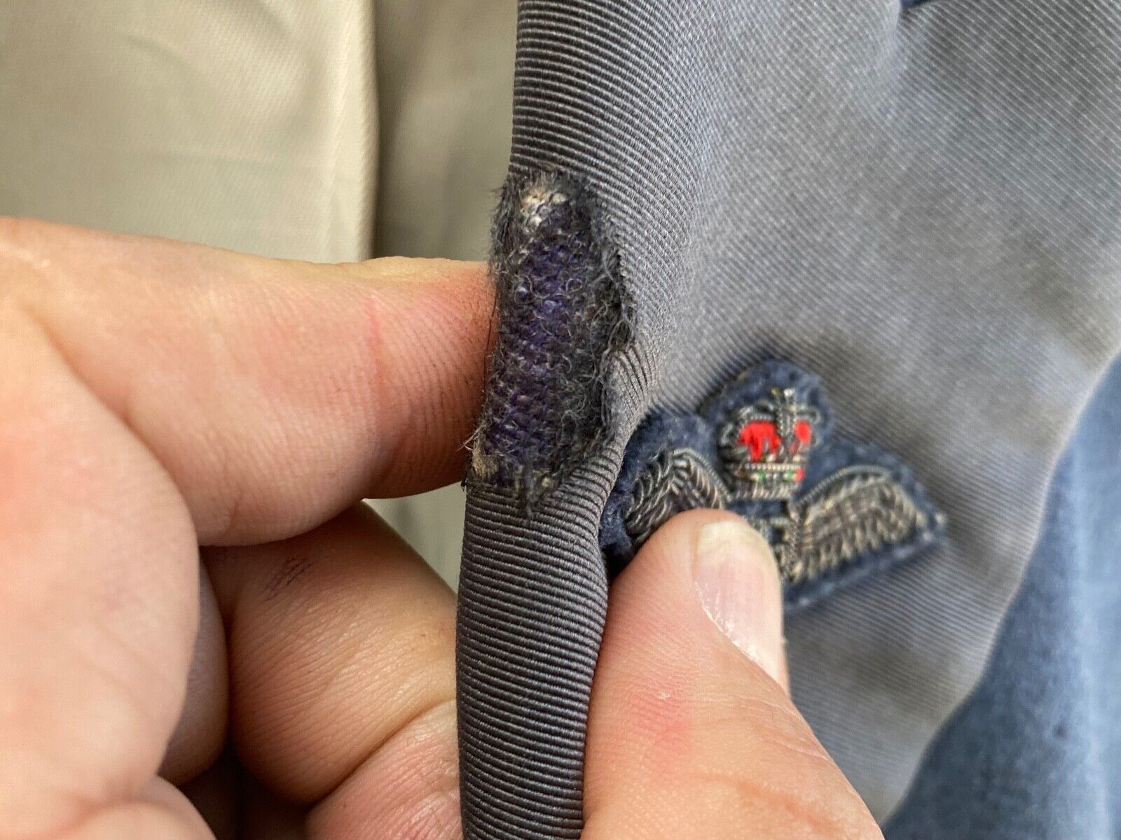 British RAF Royal Air Force Ft. Lt. Named Dress Jacket with Wings & Rare Col - The Militaria Shop