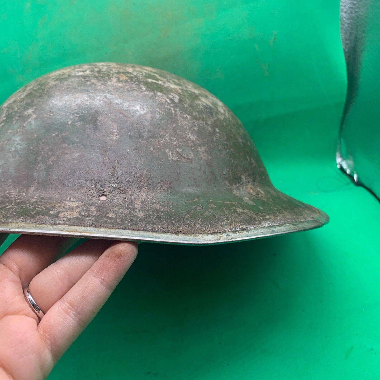 Original WW2 South African Army Mk2 Brodie Helmet - British Style Combat Helmet - The Militaria Shop