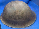 Original WW2 British Army / Canadian Army Mk3 Turtle Combat Helmet - The Militaria Shop