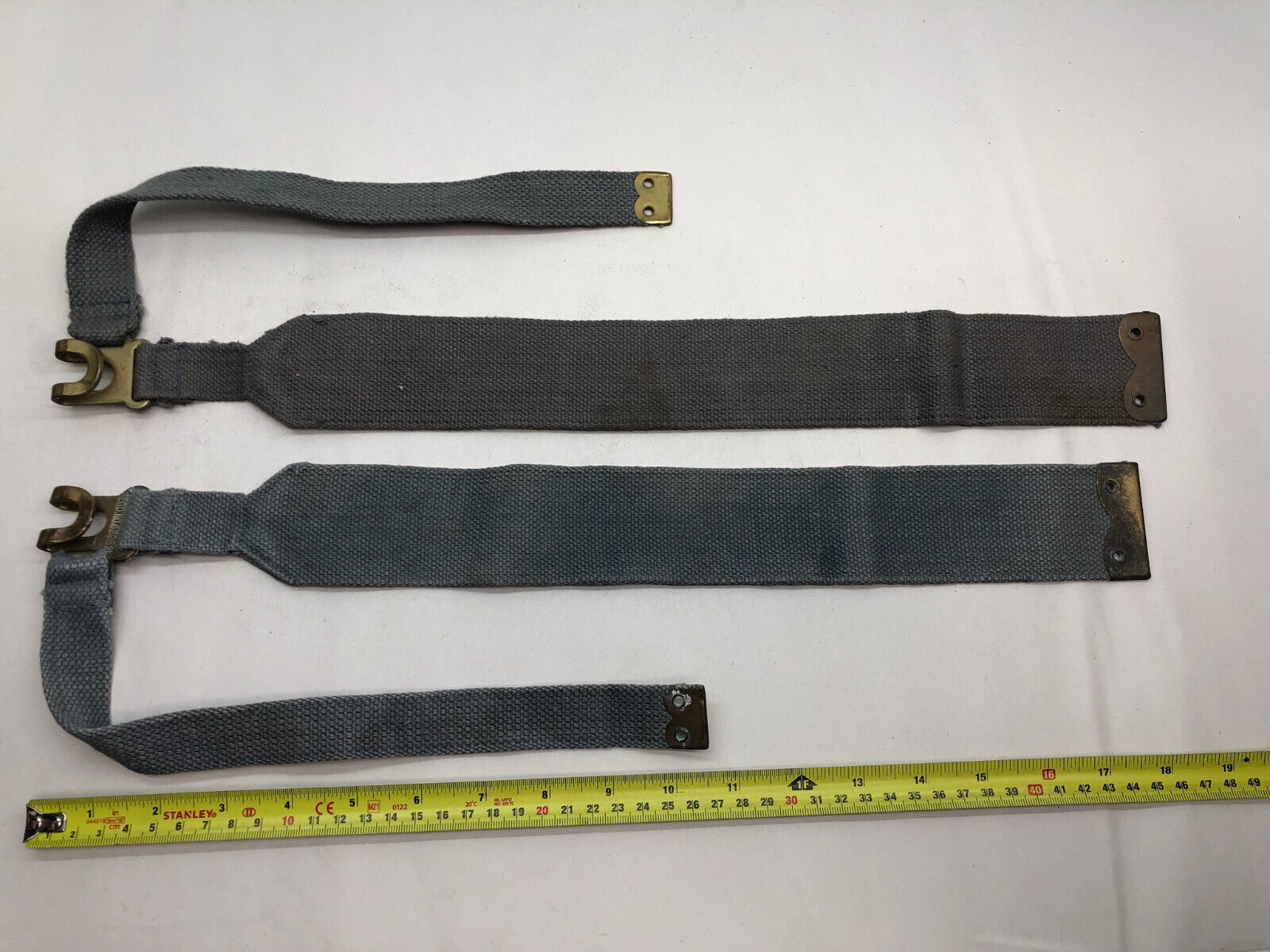 Original WW2 British Royal Air Force Blue 37 Pattern L Strap Set - The Militaria Shop