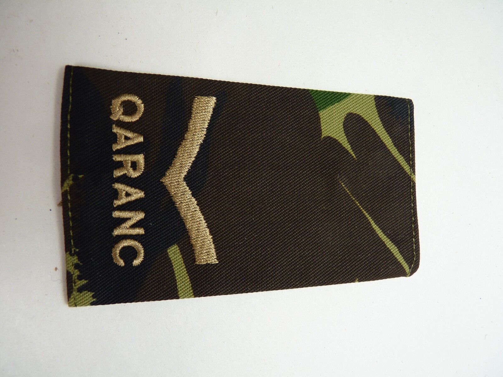 QARANC Jungle DPM Rank Slides / Epaulette Pair Genuine British Army - NEW - The Militaria Shop