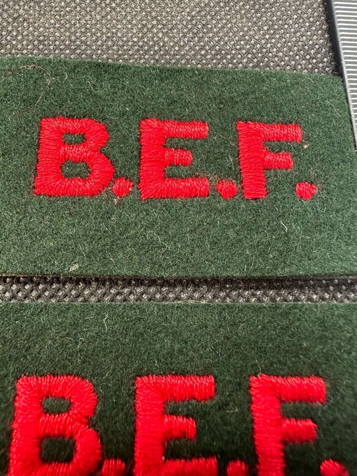 British Expeditionary Force British Army Shoulder Titles - Nice Reproduction - The Militaria Shop