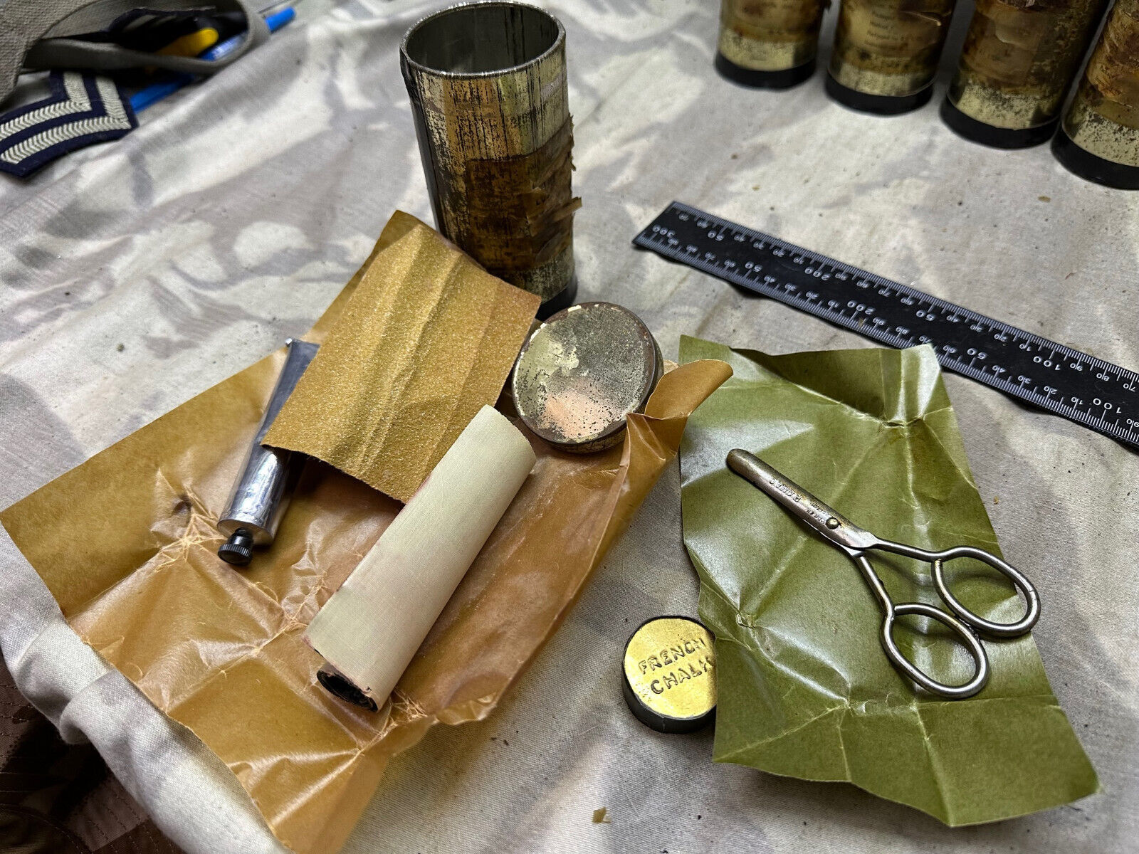 Orignal British Army Tyre Puncture Repair Kit - Lorry, Jeep, Bike - WW2 Pattern - The Militaria Shop