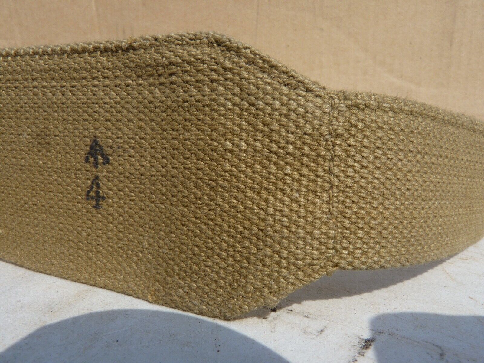 Original WW2 British Army 37 Pattern Yoke Utility Shoulder Strap - MECo 1939 - The Militaria Shop