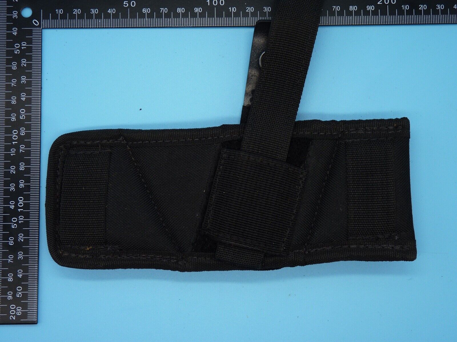 Black Canvass Tactical Belt Mounted Pistol Holster - Front Line Holsters - The Militaria Shop