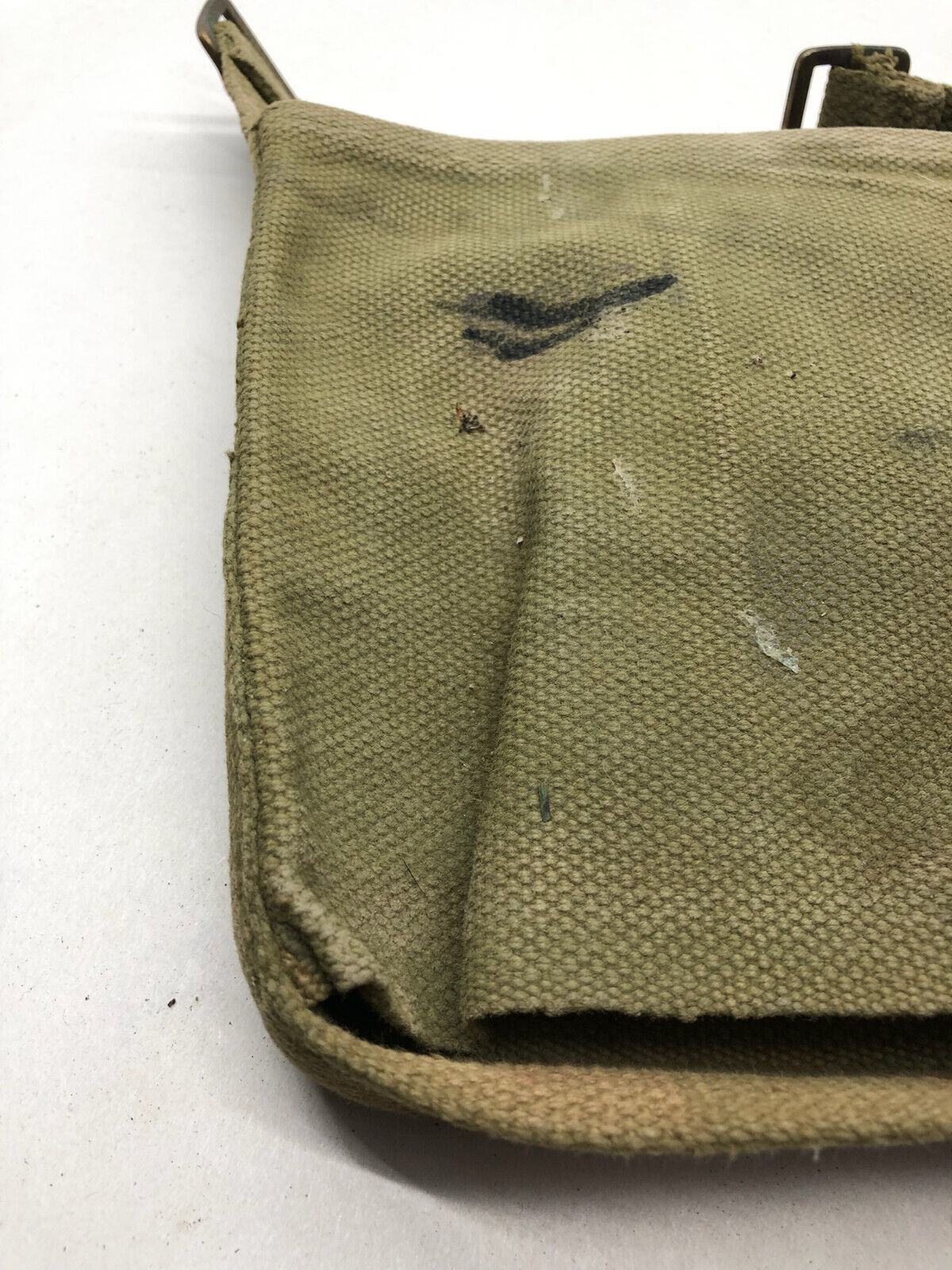 WW2 British Army 37 Pattern Webbing Water Bottle Carrier Harness - 1942 Dated - The Militaria Shop
