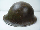 Original WW2 British / Canadian Army Mk3 High Rivet Turtle Army Combat Helmet - The Militaria Shop