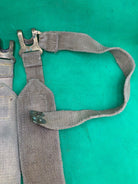 Original WW2 Pattern British Army L Straps Pair - 37 Pattern Webbing Haversack - The Militaria Shop