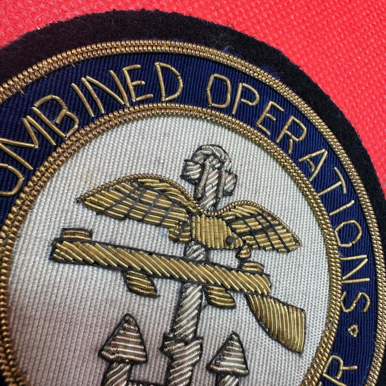 British Army Bullion Embroidered Blazer Badge - Combined Operations - The Militaria Shop