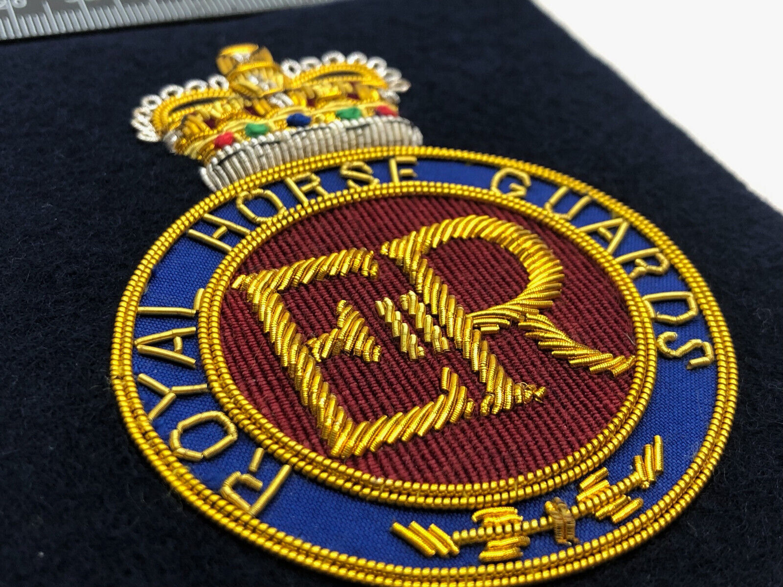 British Army Bullion Embroidered Blazer Badge - Royal Horse Guards - The Militaria Shop