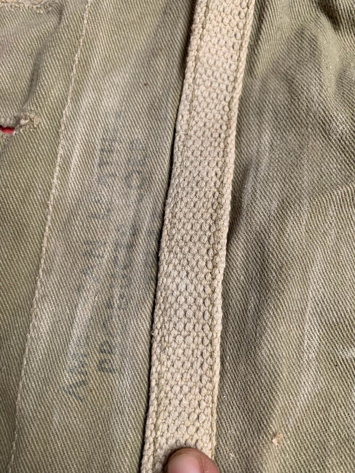 Original WW2 US Army M1928 Haversack Pack Tail - The Militaria Shop