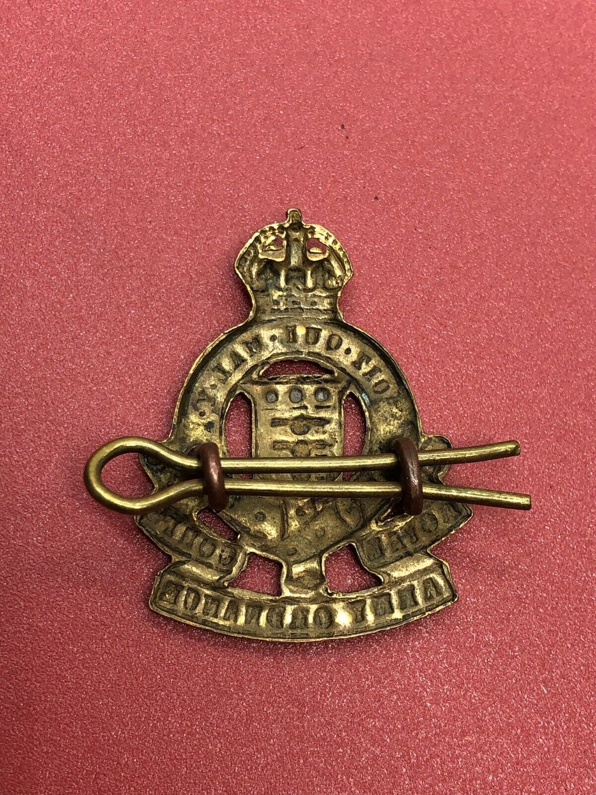 Original WW2 British Army Cap Badge - RAOC Royal Army Ordinance Corps - The Militaria Shop