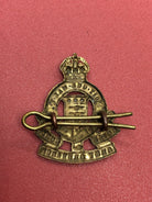 Original WW2 British Army Cap Badge - RAOC Royal Army Ordinance Corps - The Militaria Shop