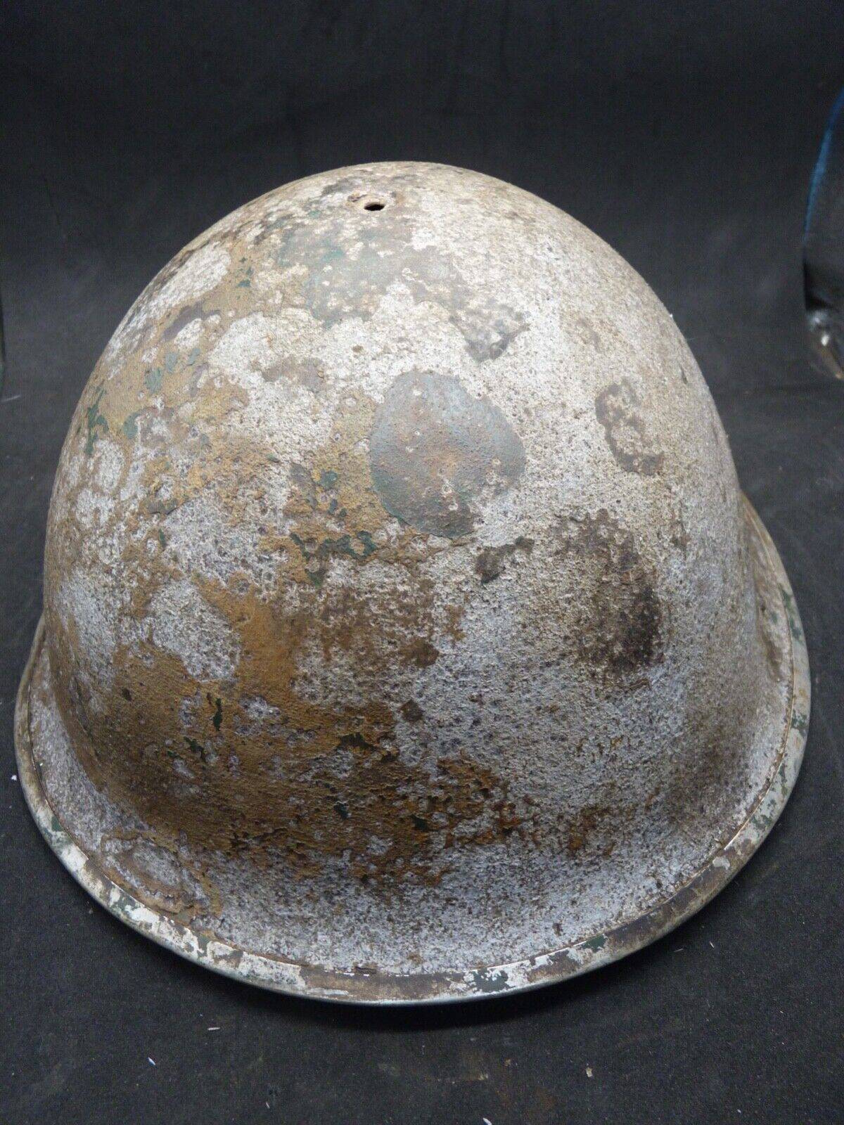Original WW2 Onwards British Army Mk4 Turtle Helmet - The Militaria Shop