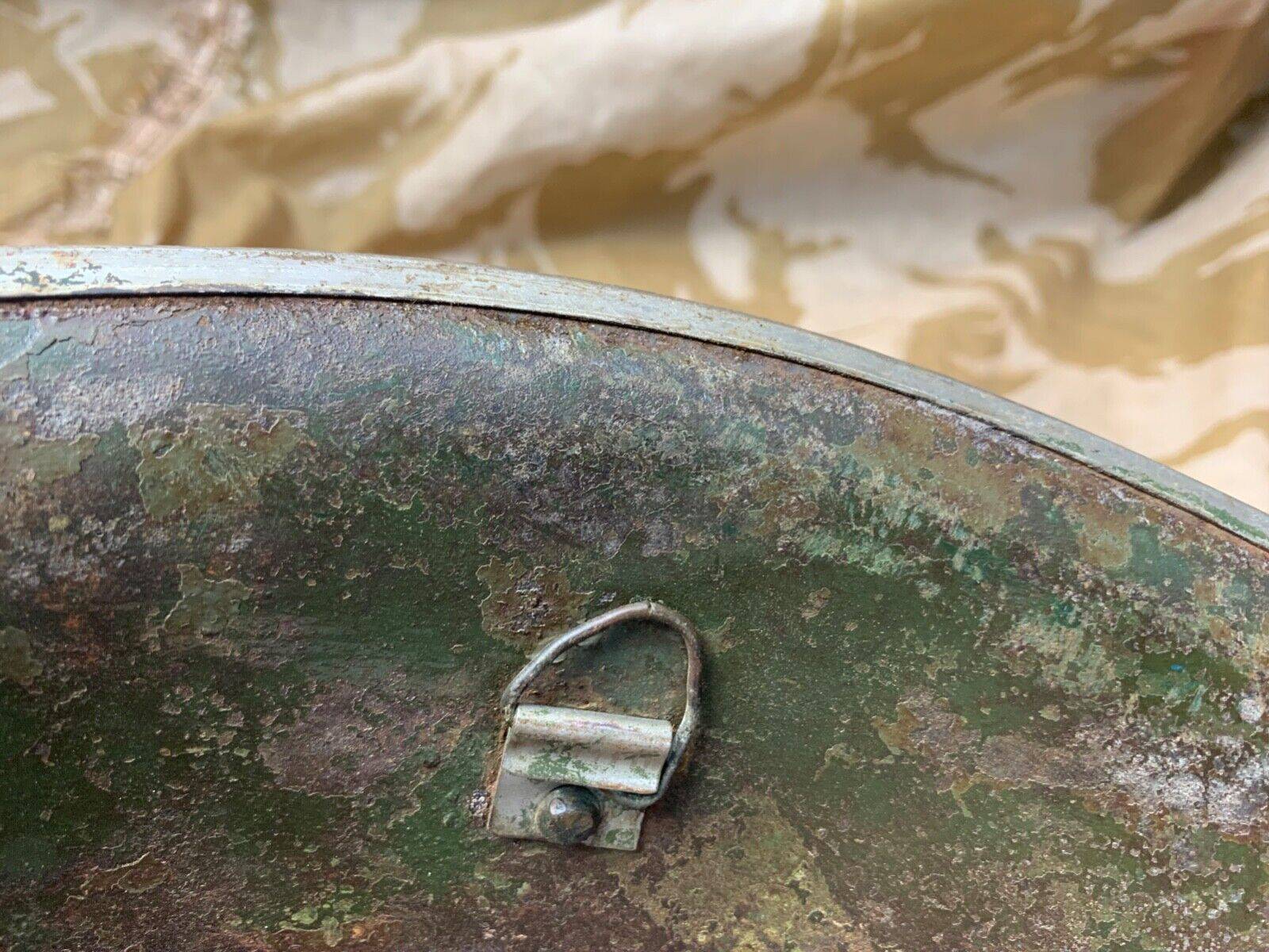 WW2 Mk3 High Rivet Turtle - British / Canadian Army Helmet - Nice Original - The Militaria Shop
