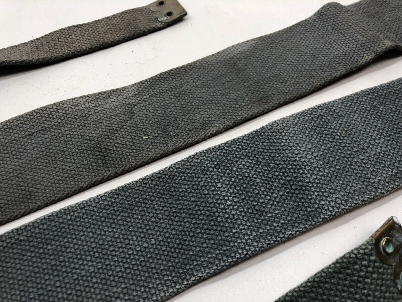 Original WW2 British Royal Air Force Blue 37 Pattern L Strap Set - The Militaria Shop
