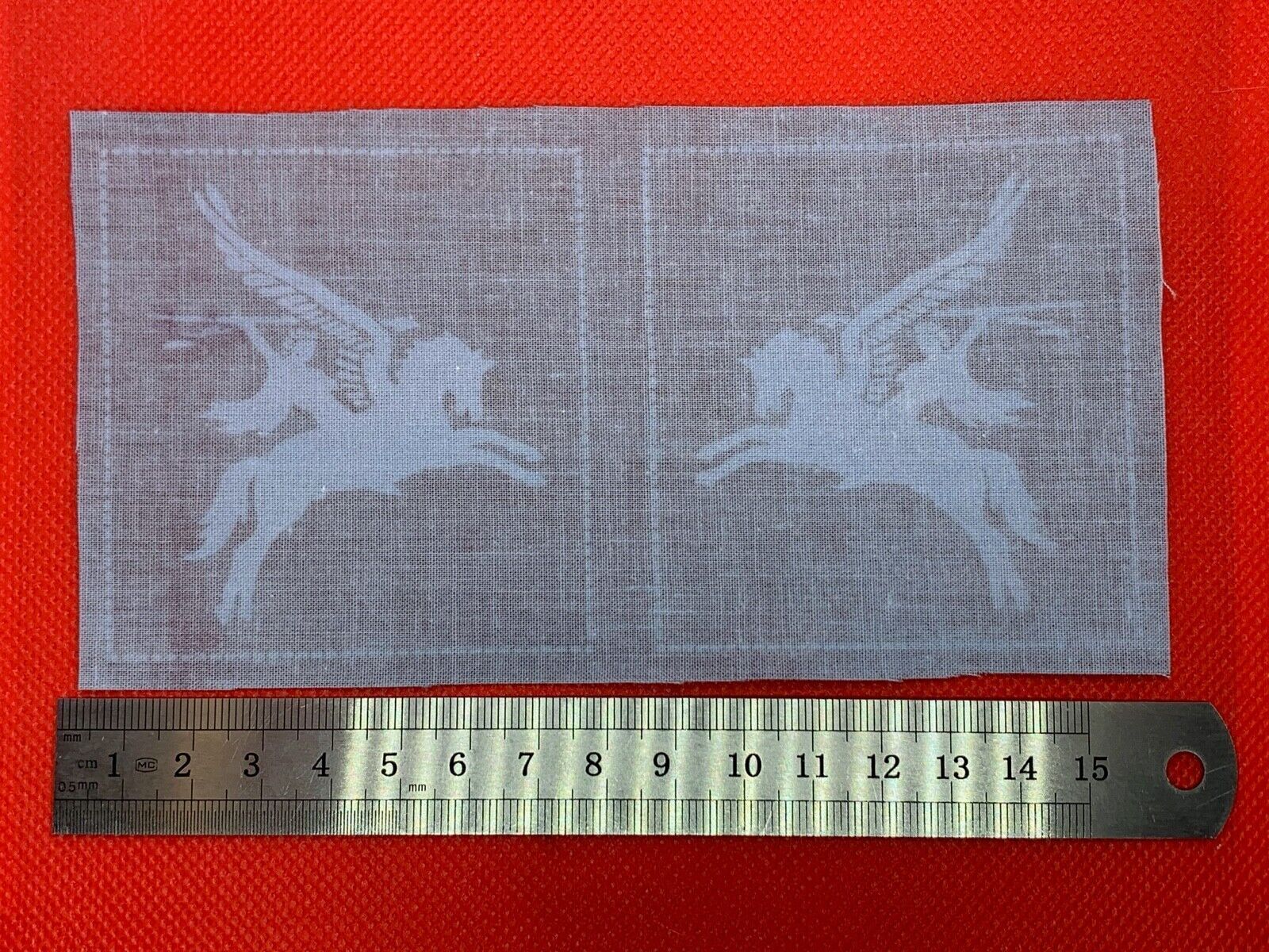 Pair WW2 Style Printed British Pegasus Airborne Shoulder Badges - Reproduction 1 - The Militaria Shop