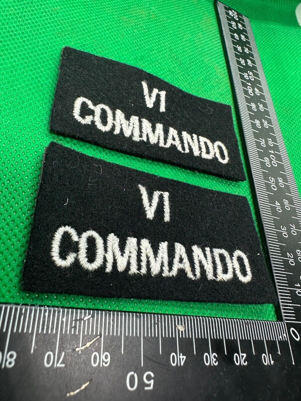 VI 6th Commando British Army Shoulder Titles - WW2 Onwards Pattern - The Militaria Shop