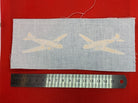 Pair of WW2 Style Printed Air Despatch Shoulder Badges - Reproduction #1 - The Militaria Shop