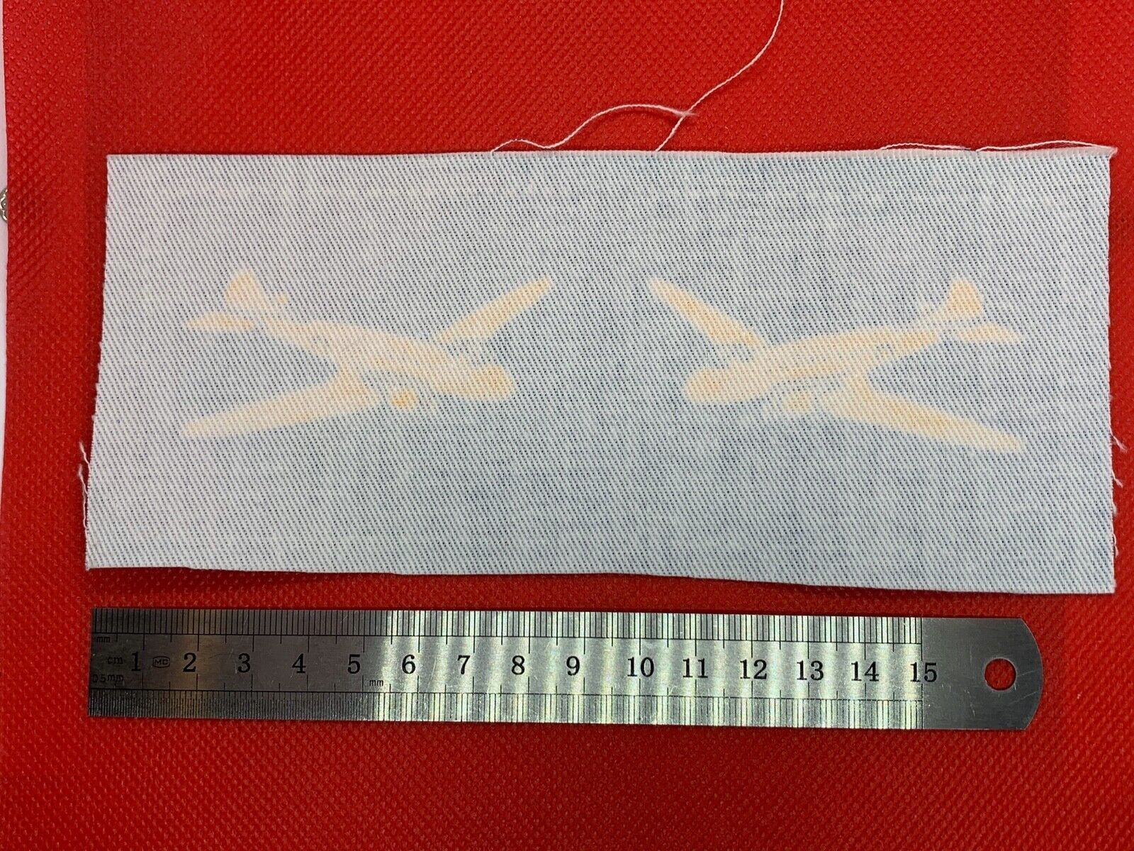 Pair of WW2 Style Printed Air Despatch Shoulder Badges - Reproduction #1 - The Militaria Shop