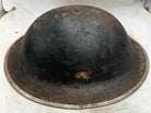 Original WW2 Combat Helmet - British / South African Army Mk2 Brodie Helmet - The Militaria Shop