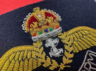 British Royal Navy Bullion Embroidered Blazer Badge - Fleet Air Arm- Kings Crown - The Militaria Shop