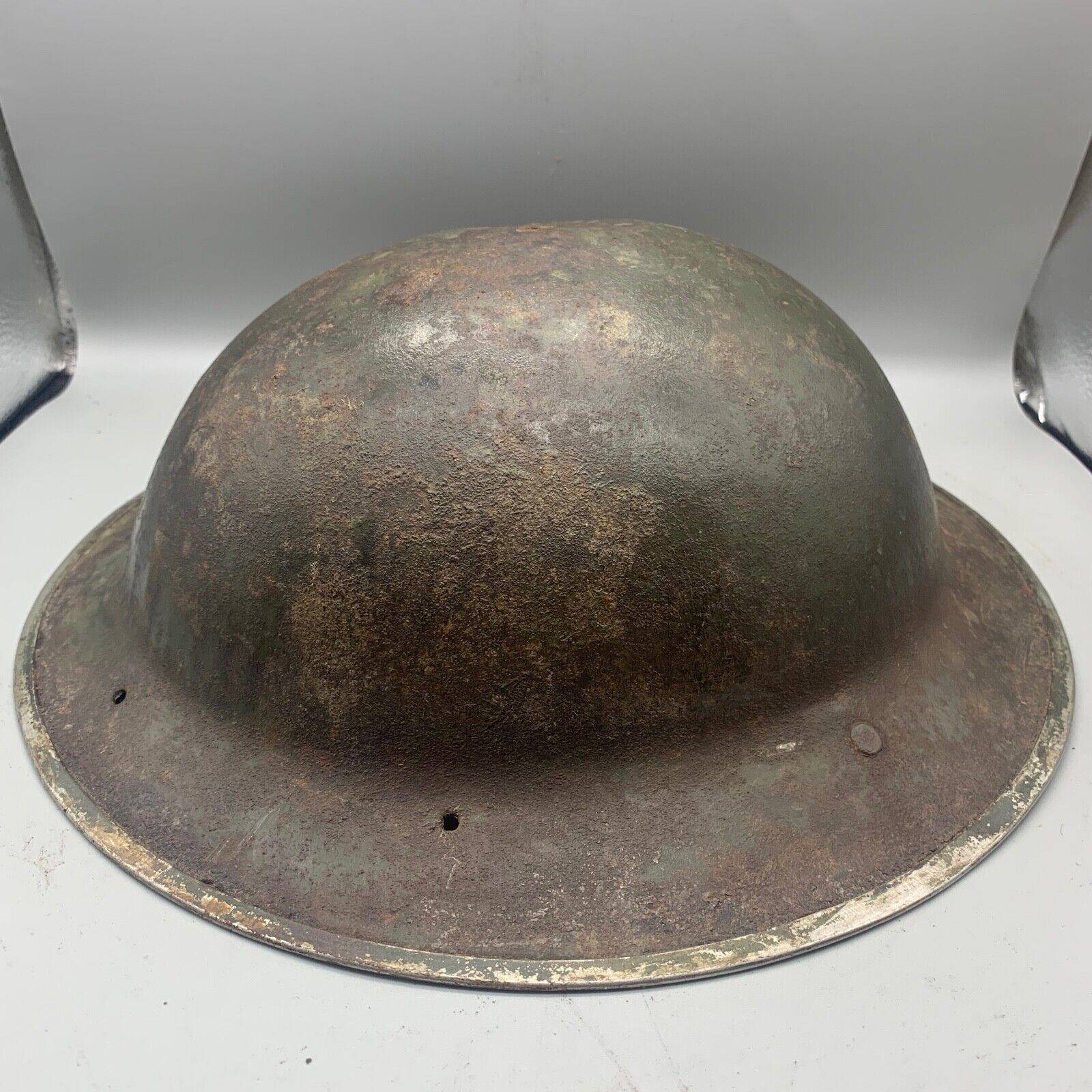 Original WW2 South African Army Mk2 Brodie Helmet - British Style Combat Helmet - The Militaria Shop