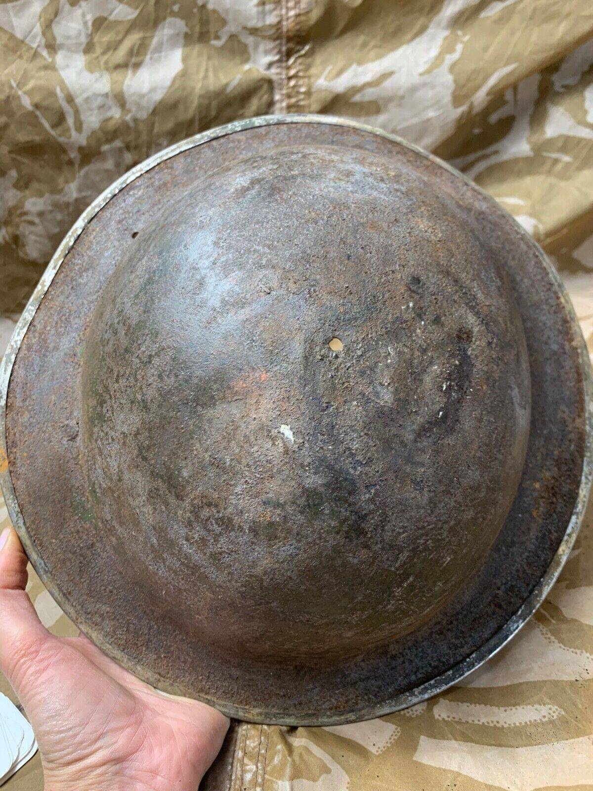 Original WW2 South African Army Mk2 Brodie Helmet - British Style Combat Helmet - The Militaria Shop