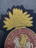 British Army Bullion Embroidered Blazer Badge - Royal Northumberland Regiment - The Militaria Shop
