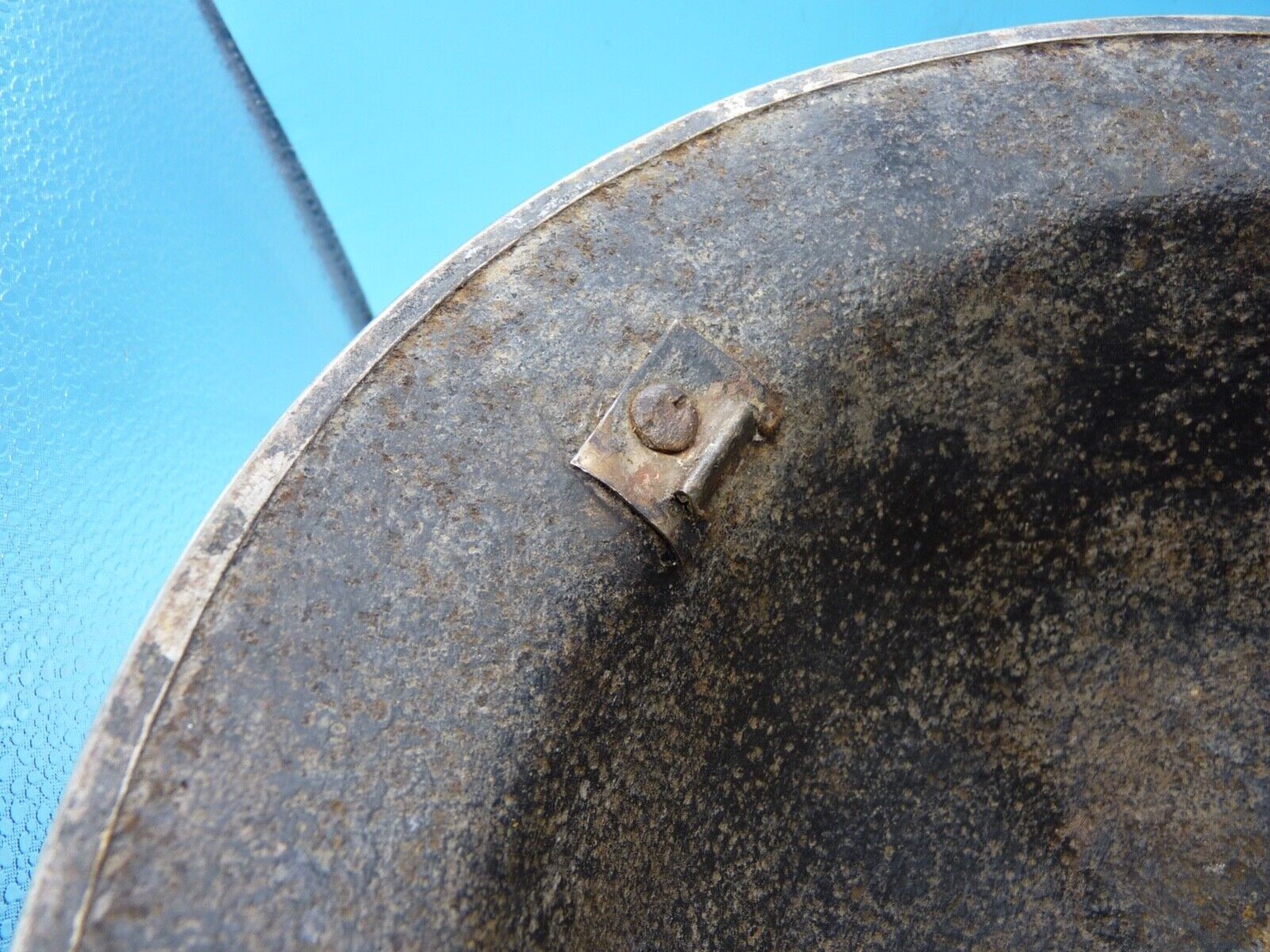 Original WW2 South African Army Mk2 Brodie Helmet - British Style Combat Helmet - The Militaria Shop