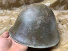 WW2 Mk3 High Rivet Turtle - British / Canadian Army Helmet - Nice Original - The Militaria Shop