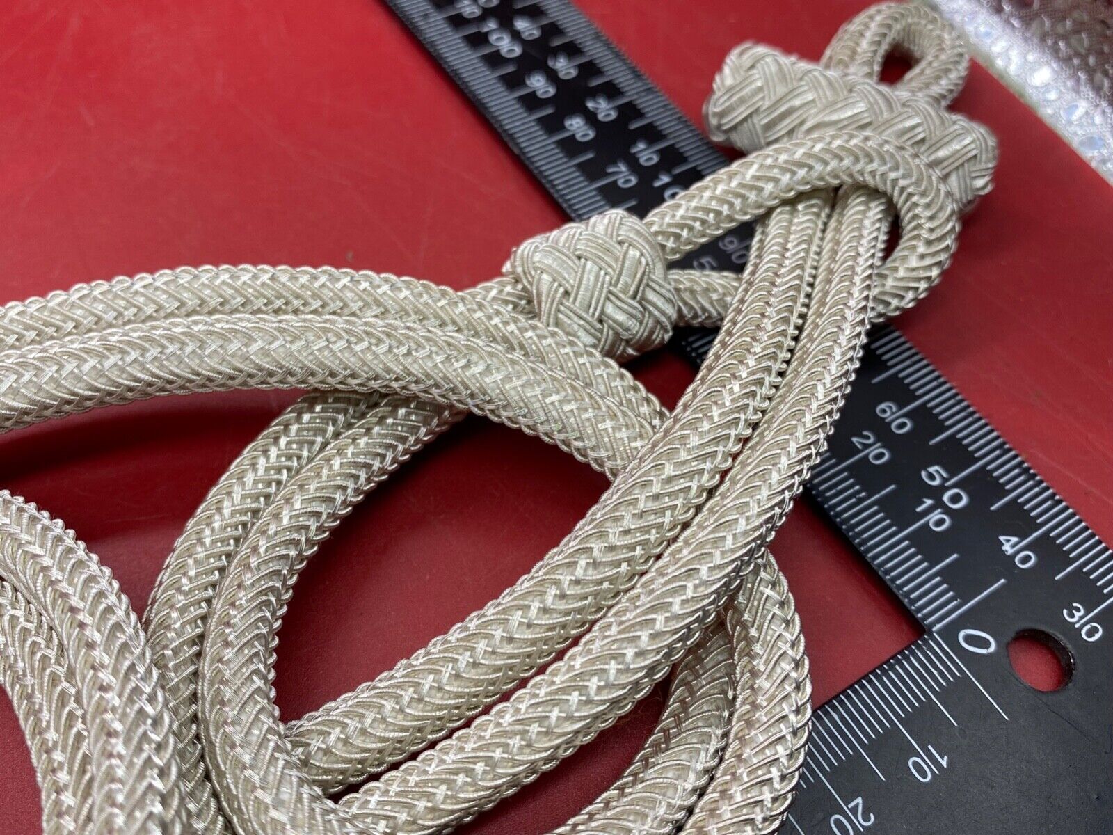 German Army Officer's Silver Braid Lanyard / Aguillette. - The Militaria Shop