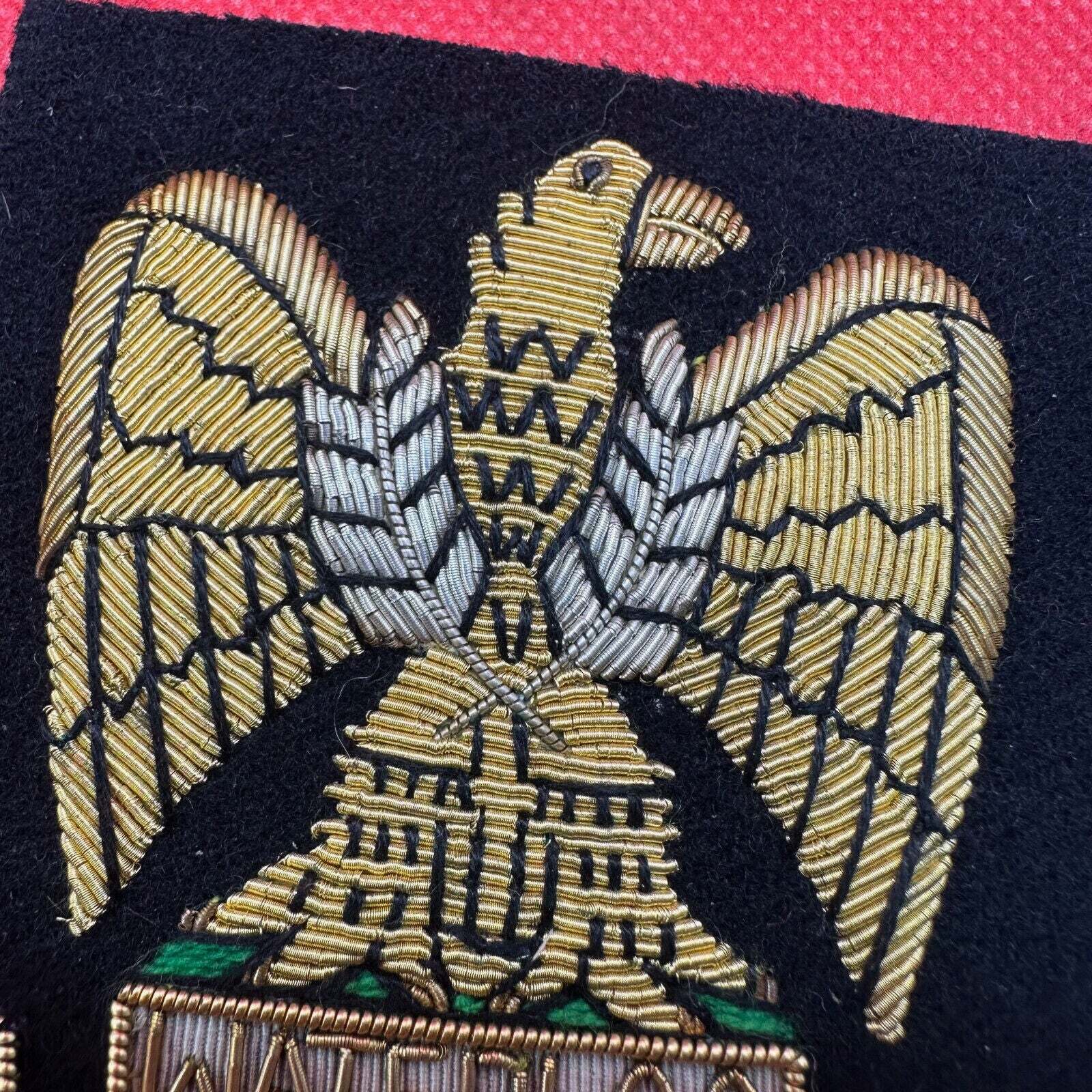 British Army Bullion Embroidered Blazer Badge - The Royal Scots Greys Regiment - The Militaria Shop