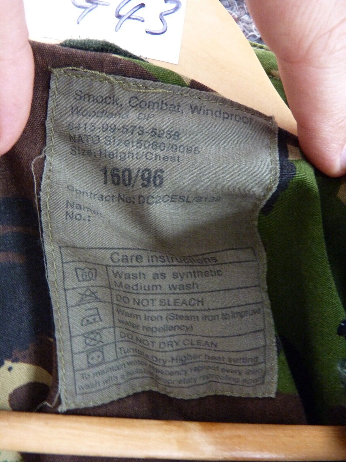 British Army Jungle DMP Jacket - 42" Chest - The Militaria Shop