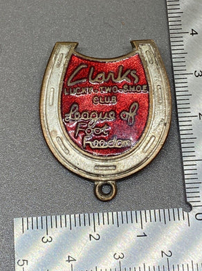 Original Clarks Shoes League of Foot Freedom Enamel Badge - The Militaria Shop