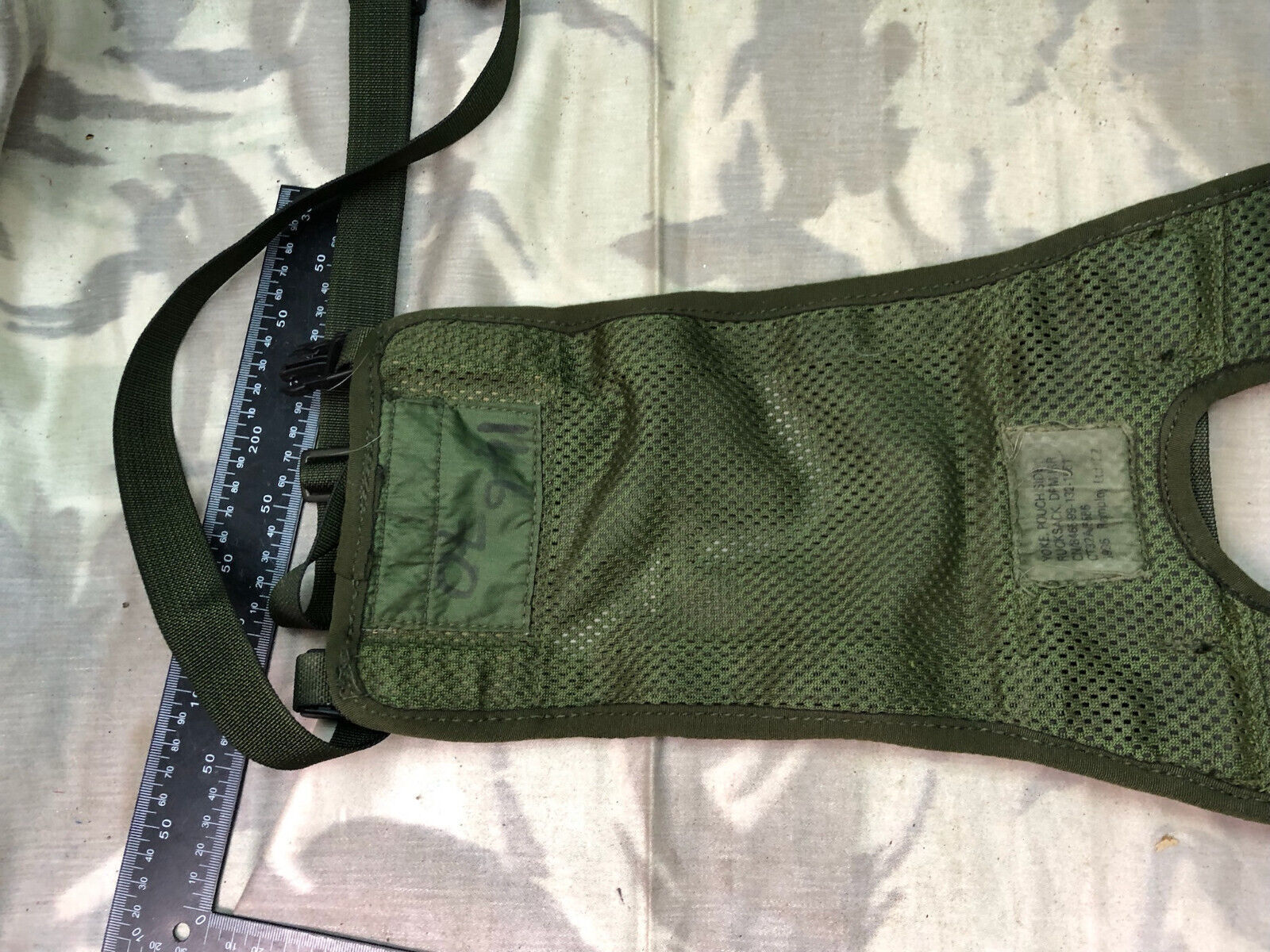 British Army Woodland DPM PLCE Day Pack Bergen Side Pocket Rucksack Yoke - The Militaria Shop