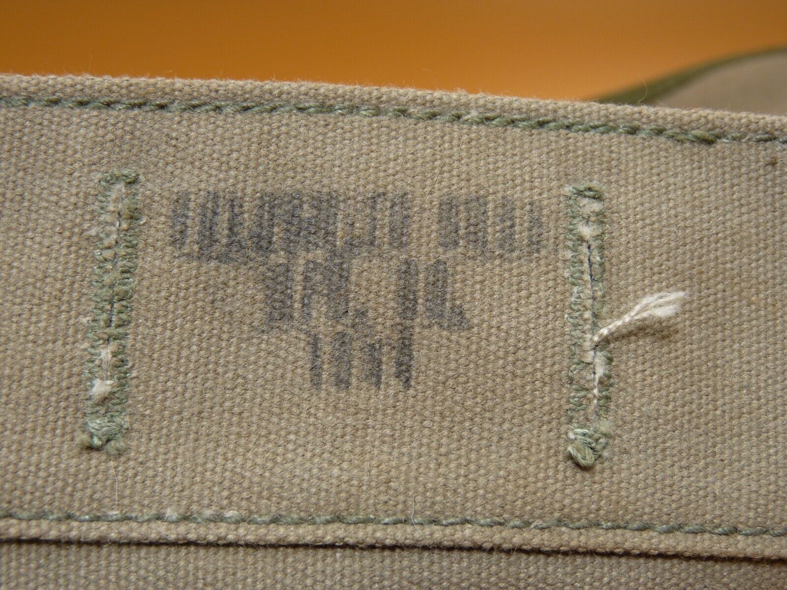 Original WW2 US Army M1928 Haversack Pack Tail - 1944 Dated - The Militaria Shop