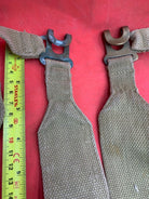 Original WW2 Pattern British Army L Straps Pair - 37 Pattern Webbing Haversack - The Militaria Shop