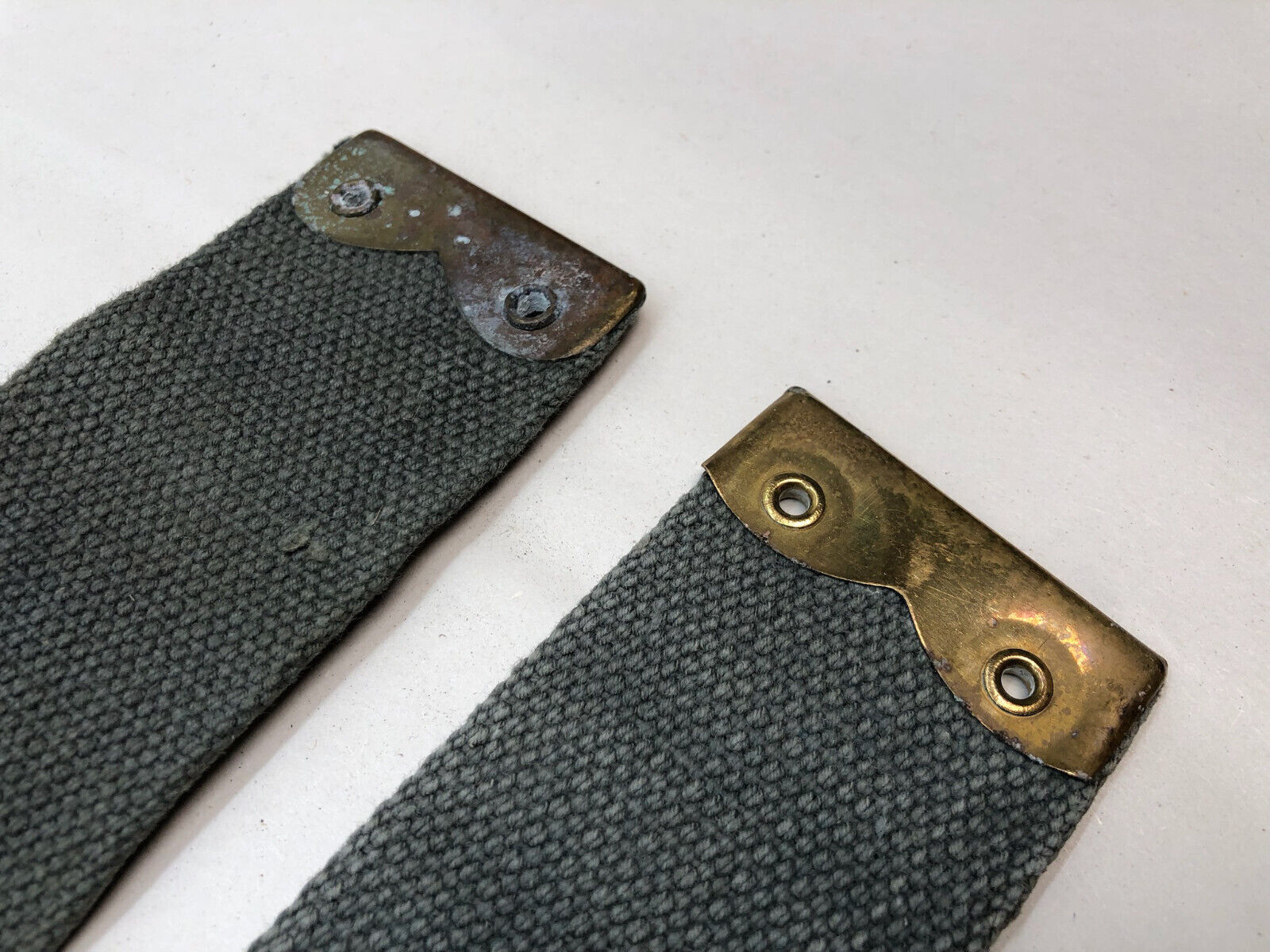 Original WW2 British Royal Air Force Blue 37 Pattern L Strap Set - The Militaria Shop