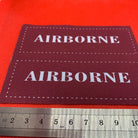 Pair of WW2 Style Printed Airborne Paratrooper Shoulder Titles - Reproduction #2 - The Militaria Shop